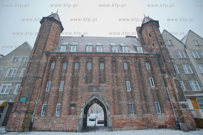 Gdansk. Brama Straganiarska, gdzie w latach 1959 -...