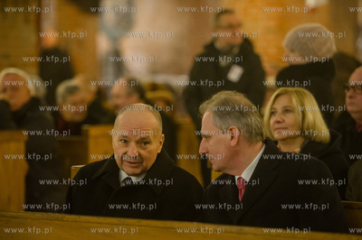 Gdansk. Kosciol sw. Brygidy. Obchody 45. rocznicy Grudnia...