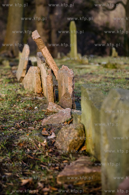 Gdansk. Zdewastowane przez nieznanych sprawcow plyty...