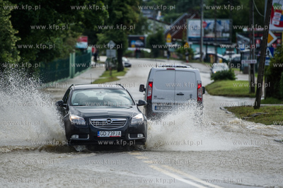 Gdańsk. Skutki silnych opadow, które przeszły nad...