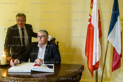 Gdańsk. Nowy Ratusz. Siedziba Rady Miasta. Wyłożona...