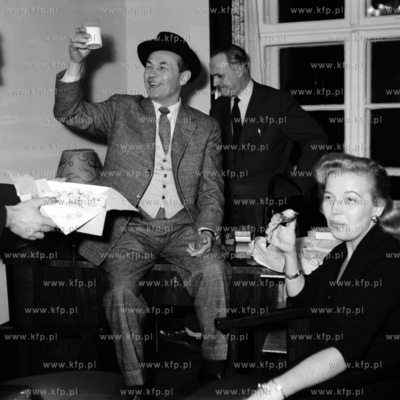 Wizyta Jana Kiepury, śpiewaka operowego w Sopocie....