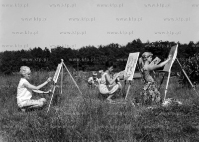 Plener malarski. (lata60.
1965
0004840z
Fot. Zbigniew...