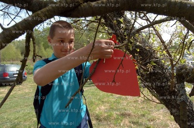 Mlodziez z roznych regionow Polski w miejscowosci Zagorzyczki...