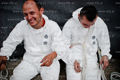 Jedna z atrakcji Jarmarku sw. Dominika byl chrzest...