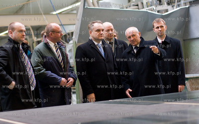 Wicepremier Waldemar Pawlak odwiedzil Bytow. Nz. wicepremier...