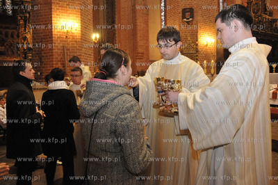 Msza Wieczerzy Panskiej w Wielki Czwartek w bazylice...