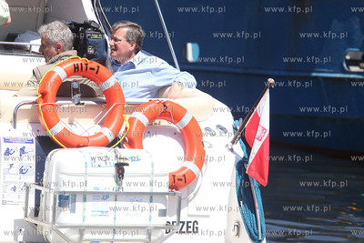 Mrzezyno Bronislaw Komorowski kandydat na Prezydenta...