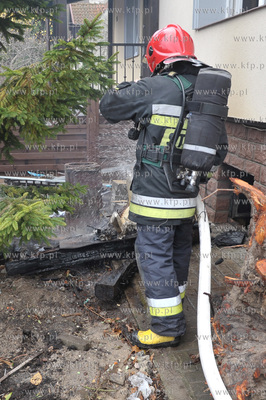Sopot. Ulica Malopolska 54. Niegrozny pozar wybuchl...
