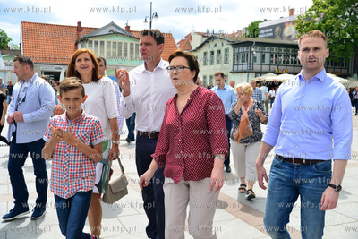 Sopot. Premier Ewa Kopacz odwiedzila Sopot w drodze...
