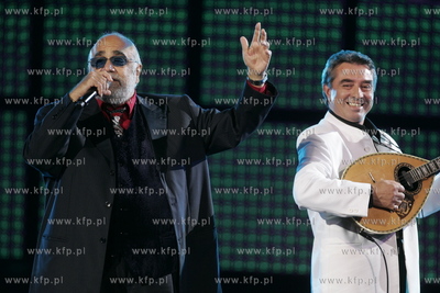 SOPOT FESTIVAL 2006. Koncert Dzien Wspomnien. Na zdjeciu...