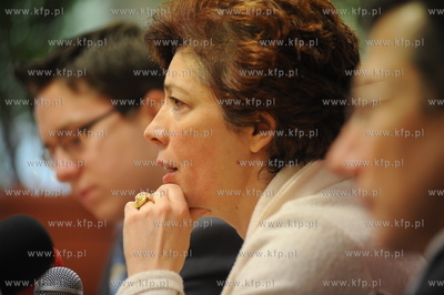 Posel Nelly Rokita w biurze poselskim Zbigniewa Kozaka...