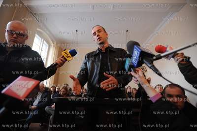 Adam Darski - wokalista, lider metalowej grupy BEHEMOT...