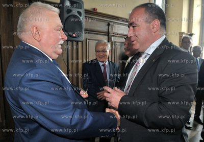 Dwor Artusa w Gdansku. Uroczystosc wreczenia Nagrody...