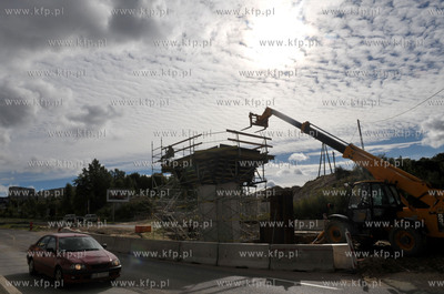 Budowa wiaduktu nad ul. Rakoczego na trasie Pomorskiej...