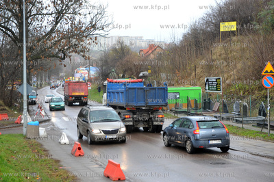 Gdansk Siedlce ul. Lostowicka pomiedzy dzielnicami...