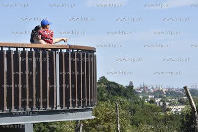 Punkt widokowy przy zbiorniku wodnym Stara Orunia w...