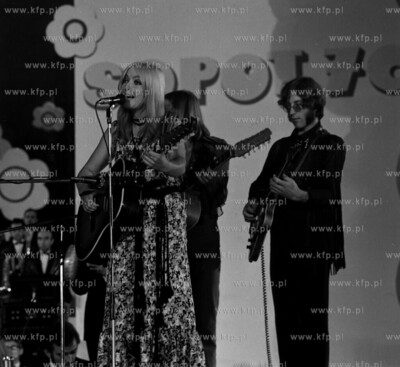 Maryla Rodowicz na Festiwalu Piosenki w Sopocie. 08.70...