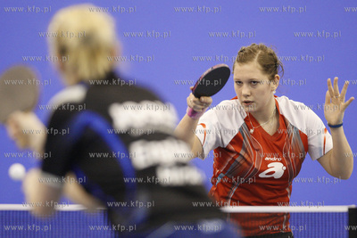 Gdansk. Europejska Liga Narodow tenisistek stolowych....