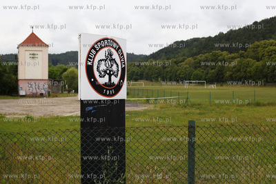 Gdansk. Boisko pilkarskie przy ul.Koscierskiej klubu...