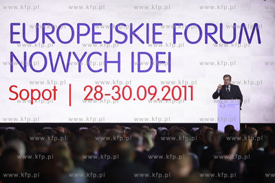 Sopot.  Europejskie Forum Nowych Idei. Uroczyste otwarcie....