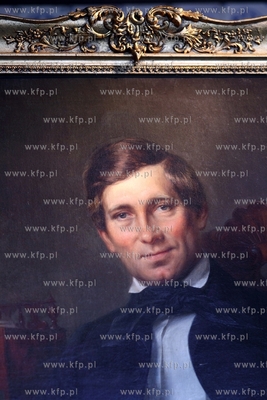 Gdansk.Dwor Artusa. Przekazanie portretu kupca gdanskiego...