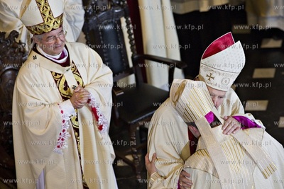 Katedra Oliwska. Uroczystość konsekracji bp. nominata...