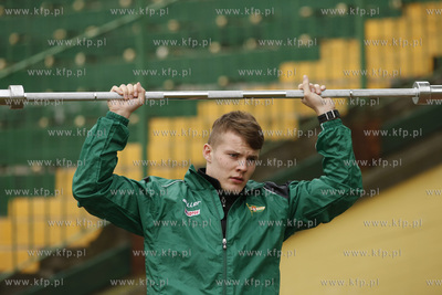 Gdańsk. Stadion przy ul. Traugutta. Trening drużyny...