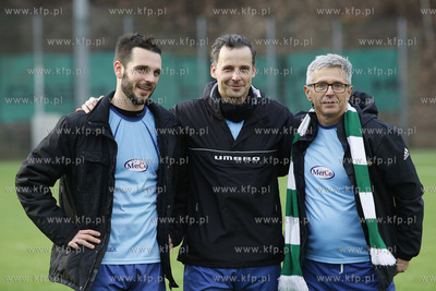 Gdansk. Boisko przy ul. Traugutta.  Noworoczny mecz...