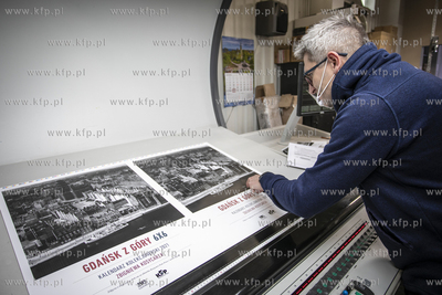 Drukarnia Misiuro. Druk kolekcjonerskiego kalendarza"Gdańsk...