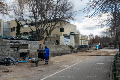 Gdynia. Skwer Kościuszki. Trwają przygotowania do...