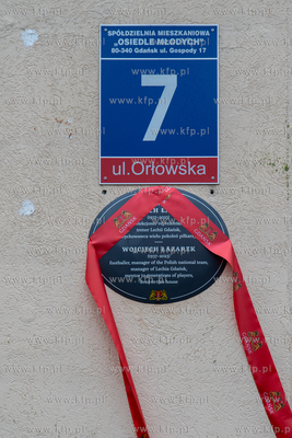 Żabianka. Orłowska 7.  Odsłonięcie tablicy upamiętniającej...