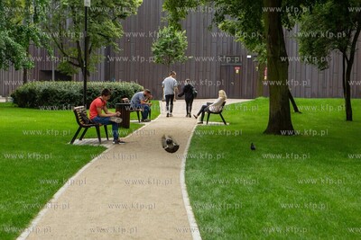 Park na Targu Rakowym po modernizacji. 5.08.2019 /...