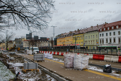 Prace związane z przebudową przejść dla pieszych...