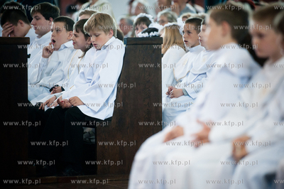 Gdansk. Kosciol p.w. Opatrznosci Bozej. Wizyta watykanskiego...