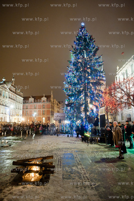 Gdansk. Dlugi Targ. Zuchy i harcerze Choragwi Gdanskiej...