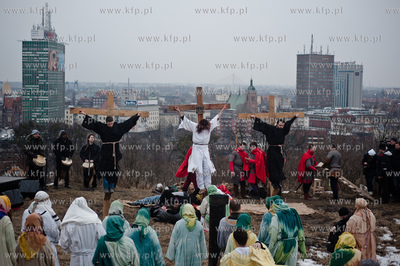 Wielki Piatek. Misterium Meki Panskiej na ulicach Gdanska.
29.03.2013
fot....