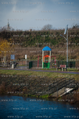 Gdansk. Zbiornik retencyjny Augustowska. Konferencja...