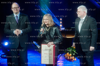 Gdansk. Teatr Wybrzeze. Uroczystosc wreczenia nagrod...