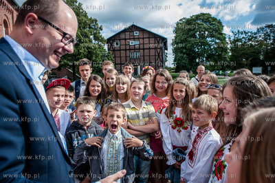 Gdansk. Gora Gradowa. Centrum Hewelianum. Spotkanie...