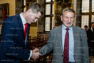 Gdansk. Ratusz Glownego Miasta. Uroczysta Sesja Rady...