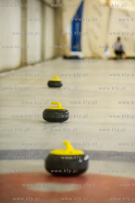 Gdansk. Hala Oliwia. Tor Curlingowy. Mecz 5 kolejki...