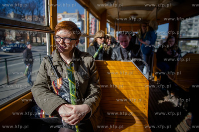 Gdansk. Dzien kobiet w zabytkowym tramwaju 105 N z...