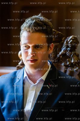 Gdansk. Nowy Ratusz. Uroczystosc wreczenia nagrod w...