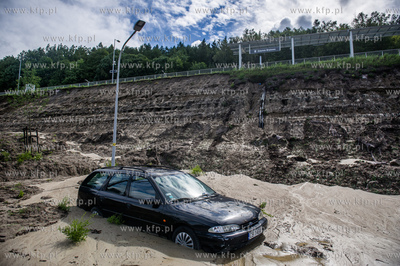 Gdańsk. Skutki silnych opadow, które przeszły nad...
