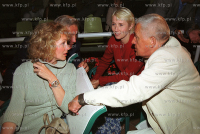 10 lecie hotelu Bryza w Juracie. Jan Englert z zona...