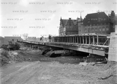 Budowa węzła Leningradzkiego łączącego ulicę...