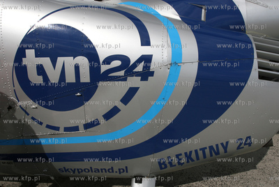 Gdansk, Rebiechowo Nz.Smiglowiec Robinson R44 Blekitny...