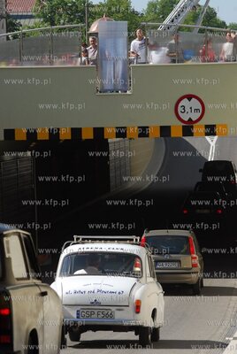 Otwarcie tunelu pod deptakiem ul. Bohaterow Monte Cassino...