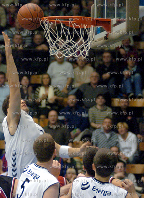 Mecz koszykowki Energa Czarni Slupsk-Bank BPS Basket...